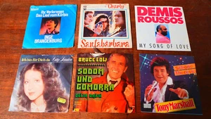 6 Singles: Bruce Low, Tony Marshall, Vicky Leandros,Demis Roussos,… - Bild 1 von 1