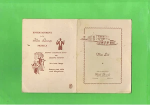 #D374. HOTEL GRANDE, COOLANGATTA, CARTA DE VINOS - PALM LOUNGE - Imagen 1 de 2