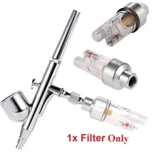 Air Filter Single Action Air Brush Kit Spray Moisture Water Trap Paint Gun Tool - Picture 1 of 9