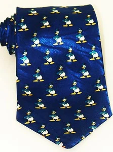 Corbata azul gruesa hecha a mano Rene' Chagal - Imagen 1 de 2