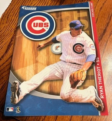 (9) 2009 Chicago Cubs Ryan Theriot 5X7 Fathead Tradeables Gatorade SGA - Image 1 of 3