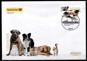 Hunde und Katzen aus dem Tierheim. FDC. Berlin. BRD 2012 - Bild 1 von 1