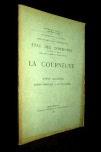 ETAT des COMMUNES Ende 19. Jh. La COURNEUVE Reg Paris Seine St Denis Karte Plan 1899 - Bild 1 von 2