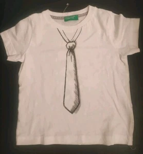 Benetton Baby Kind T-Shirt Jungen 2-3 Y NEU - Bild 1 von 3