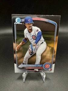 2025 Bowman Chrome Baseball #BCP-110 Fernando Cruz, Chicago Cubs - Bild 1 von 2
