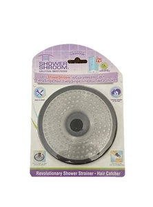 ShowerShroom Ultra Strainer Hair Catcher Drain Protector for Shower Stall Drains - Picture 1 of 2