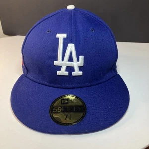 LA Dodgers World Series 1981 Cooperstown Baseball Cap blau Größe 7 1/8 pink under - Bild 1 von 13