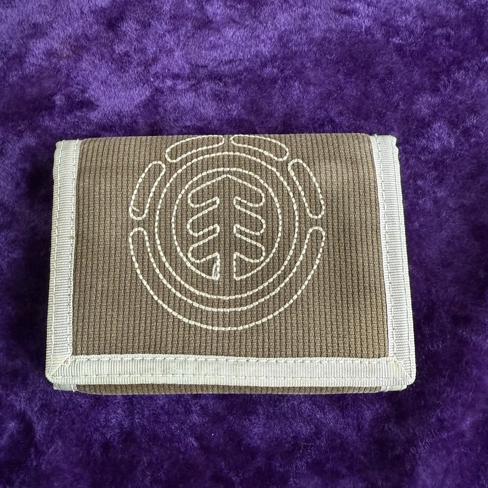 Y2K Vintage Men's 'element' Brown Wallet Skater Boy Gift Grunge Clean - Image 1 of 4