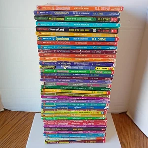 VTG 90s RL Stine Goosebumps Paperback Books Lot of 39 - Picture 1 of 11