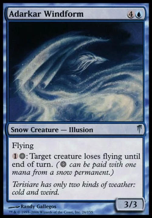 Adarkar Windform -Foil Medium Play MTG Coldsnap - Image 1 of 1
