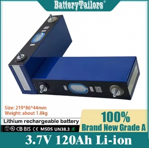 3.7V Lithiu Battery 120Ah High Capacity Automotive Energy Storage Power Battery - Picture 1 of 6