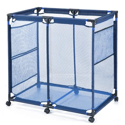 Cubo de almacenamiento de piscina, organizador de almacenamiento de piscinas y bolas con cesta de malla de nailon, para... Foto 1 de 4
