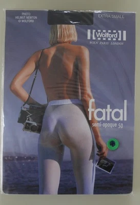 NEU & OVP: Wolford  FATAL tights SEMI-OPAQUE 50! Gr XS! grau! Helmut Newton - Bild 1 von 3