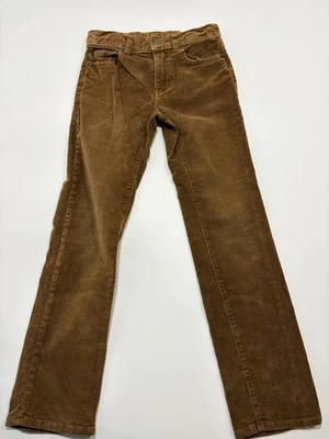 J.Crew/Crewcuts Boys Chestnut Tan Corduroy Stretch Pants Size 8 Adjustable Waist - Image 1 of 4