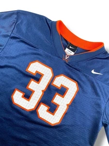 Maglia calcio NIKE x VIRGINIA CAVALIERS ragazzo blu UVA università grande - Foto 1 di 14