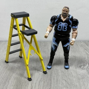 Bam Bam Bigelow ToyBiz WCW Bruisers Wrestling Figur mit Leiter 1999 WWE WWF - Bild 1 von 9