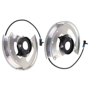 2x Front Dust Shield w/ ABS Wheel Speed Sensor for GMC Jimmy Sonoma RWD 95-03 - Bild 1 von 11