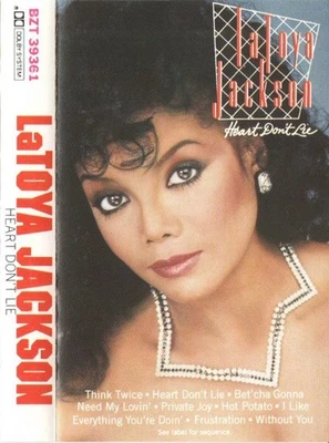 LATOYA JACKSON Heart Don't Lie CASSETTE TAPE 1984 Electro Funk R&B NEAR MINT ! - Image 1 of 4