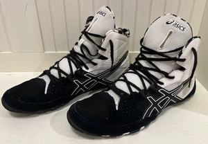 Asics Cael Sanderson v7.0 Herren Ringerschuhe Größe 13 J605Y schwarz weiß Tarnmuster - Bild 1 von 23