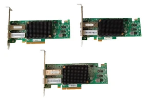 LOT 3x Emulex 10Gbps Dual Port PCI-E 2.0 Network Adapter 95Y3766 LARGE PROFIL - Afbeelding 1 van 1