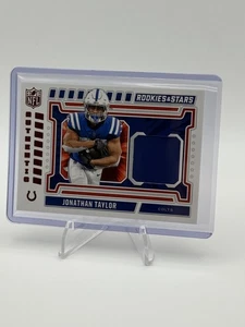 Jonathan Taylor 2024 Panini Rookies & Stars NFL Authentic MEM NA-JTR - Picture 1 of 2