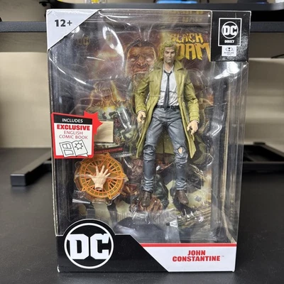 McFarlane Toys DC Direct Multiverse Cómic Negro ADAM John Constantine 7" Nuevo  Foto 1 de 4