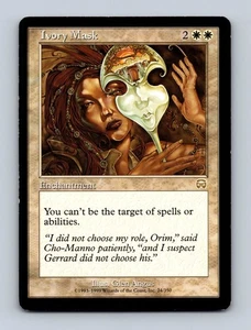 Ivory Mask Mercadian Masques Non-Foil MTG LP - Picture 1 of 2