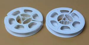 2 Count 3" Plastic Reels for 8mm Film - Picture 1 of 3