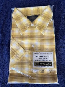 Camisa de Colección Sears Roebucks Perma-Prest Mezcla de Algodón Ligera Talla Grande Nueva en Paquete - Imagen 1 de 3