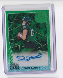 Derek Zammit 2024 Leaf Metal Green Shimmer Autograph Rookie #'D 7/7 - Ships Free - Bild 1 von 24