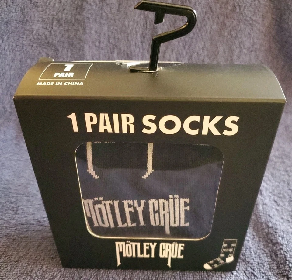 MOTLEY CRUE Socks (7-12 Shoe Size) #MCDU301-001-O