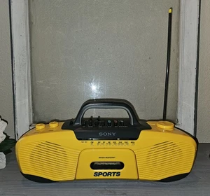 Vintage Sony Sport Ghettoblaster wasserdicht Modell Radio CFS-902 getestet sieht neu aus - Bild 1 von 22