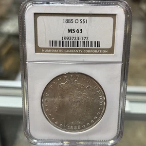 1885 O US Morgan Silber Dollar 1 $ NGC MS63 - Bild 1 von 10