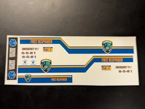 1/24 Riverhead Ambulance NY First Responder Waterslide Decal - Bild 1 von 1
