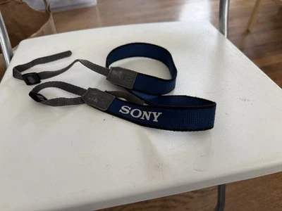 Original SONY Handycam SHOULDER STRAP for CAMCORDER OEM Blue & Dk Grey - Image 1 of 3