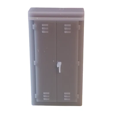 O Scale Trackside Electronics Cabinet, Signal Box, Single Wide for Model - Image 1 of 2