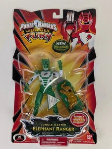 Figura de acción Power Rangers Jungle Fury Green Jungle Master Elephant Ranger 2008 - Imagen 1 de 3