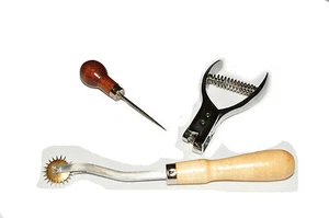 45N Pattern Notcher, NPT10 Tracing Wheel, HA3 Awl, Pattern Making Tools - Picture 1 of 4