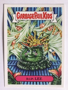 Garbage Pail Kids Sticker Revenge Of Oh The Horror-Ible 1b R.I.P. Lee