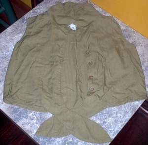 Jaclyn Smith Sport Sommer ärmelloses Top vorne zum Binden grün Large 100 % Viskose - Bild 1 von 5