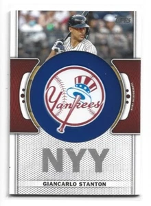 2023 Topps Commemorative Team Logo Giancarlo Stanton New York Yankees TLP-GS - Picture 1 of 1