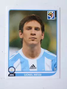 Panini South Africa 2010 World Cup Sticker #122 Lionel MESSI Argentina Coca Cola - Picture 1 of 2