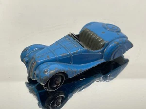 DINKY TOYS 38A BMW 328 / FRAZER NASH -BLUE 1:43- FAIR CONDITION - 505 - Picture 1 of 6