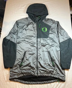 Nike Oregon Ducks Team Issued Football Full Zip Sideline Hoodie Jacke Herren XL - Bild 1 von 24