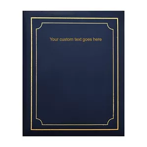 Personalised Text Deluxe Self Adhesive Ring Binder Photo Album 40 Sheets/80sides - Picture 1 of 31