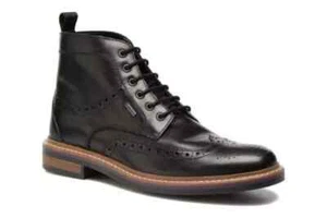 Clarks uomo DARBY RISE GTX PELLE NERA GORETEX impermeabile UK 8 - VESTIBILITÀ G - EU 42 - Foto 1 di 10