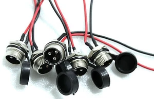 Charger Port 3 Prong Plug For 12V 24V 36V Gas E Scooter Moped Bike - Bild 1 von 3