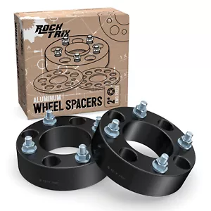 2pc 2.0" 4x110 Black Wheel Spacers for Yamaha YFM 450 600 660 700 Rhino Grizzly - Bild 1 von 7