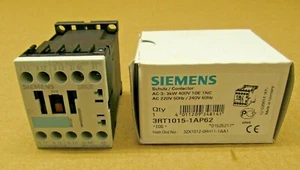 NIB SIEMENS 3RT1015-1AP62 CONTACTOR 7A 7 AMP 3P 1NC 220/240VAC (70+ AVAILABLE) - Picture 1 of 5