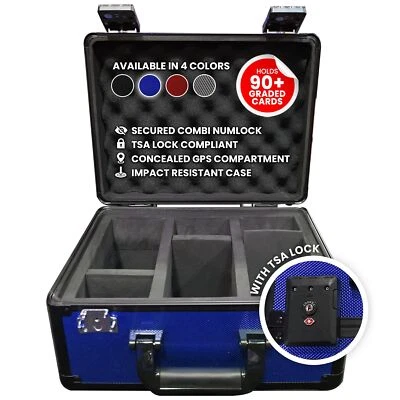 EVORETRO Premium Graded Card Storage Box - Impact Resistant Graded Card Case with TSA ...